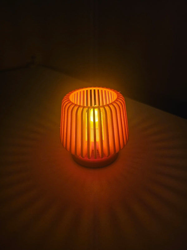 Sliced Tea Light Lamp