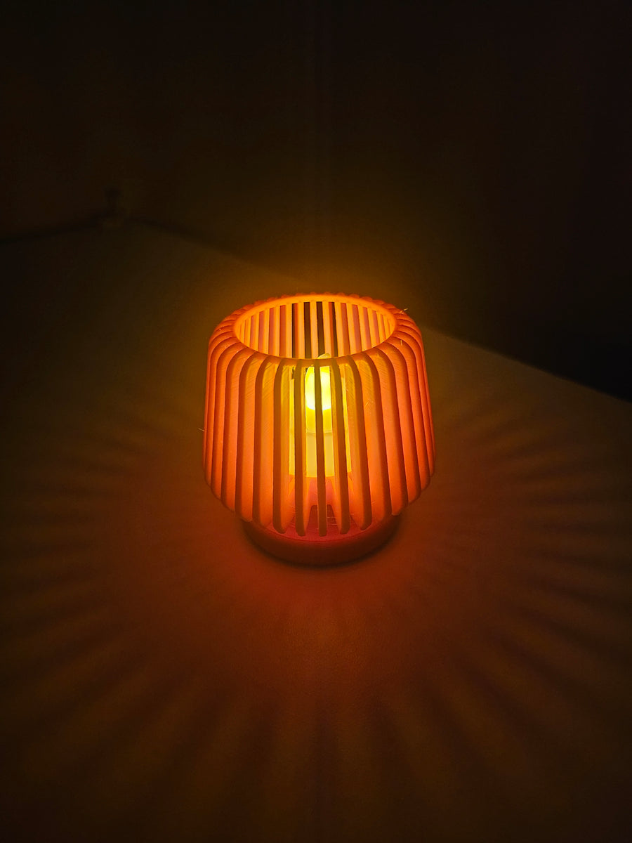 Sliced Tea Light Lamp
